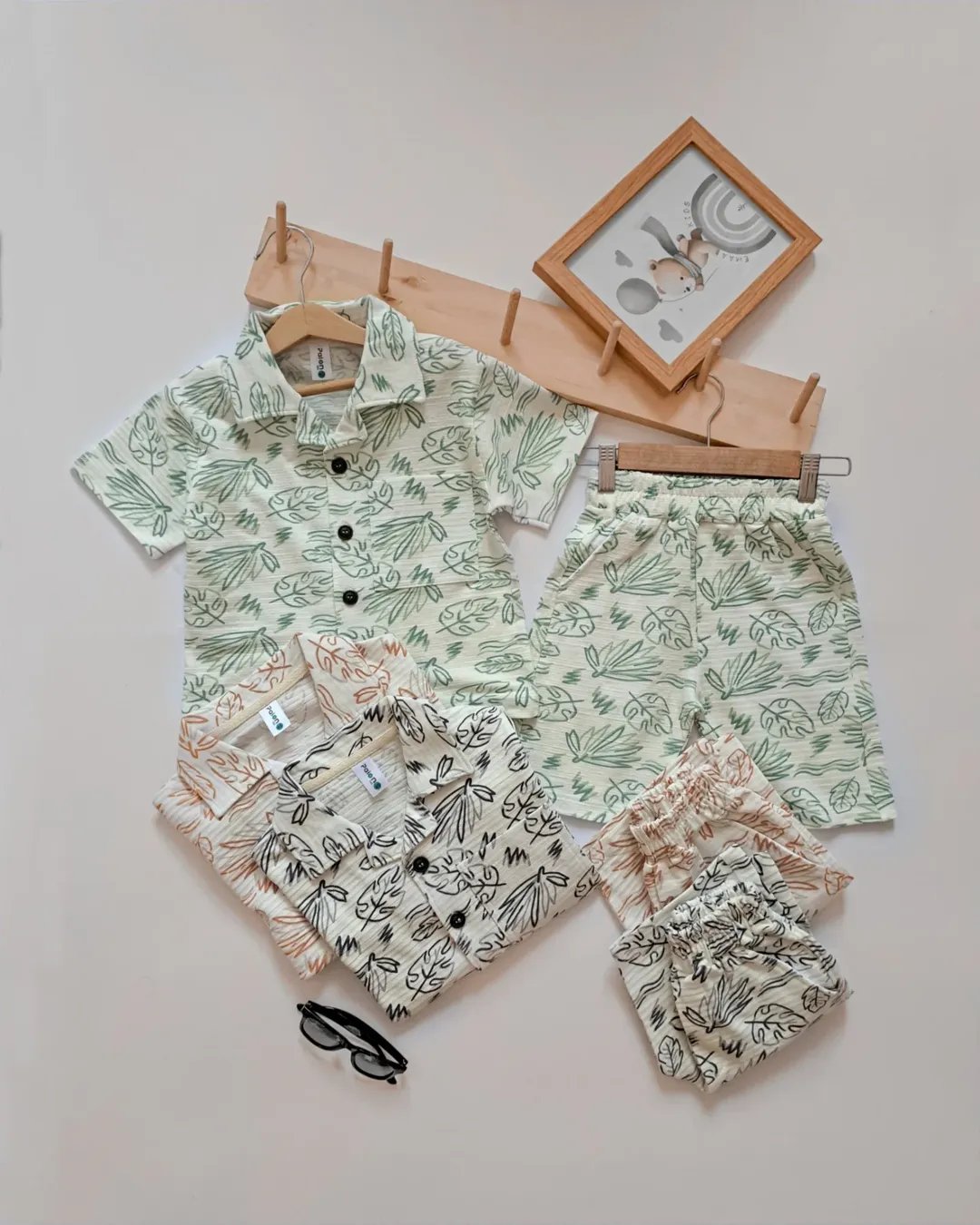 شومیز شلوارک پسرانه گلبرگ