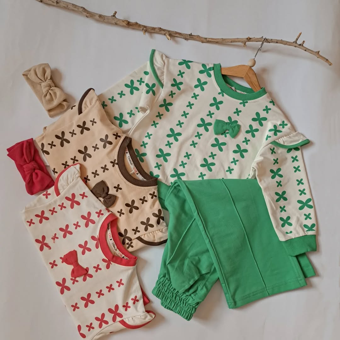 کراپ شلوار بگ سرشانه چیندار