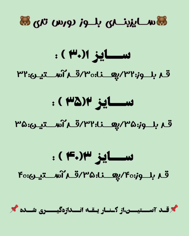 بلوز دورس تدی تیکهدوزی